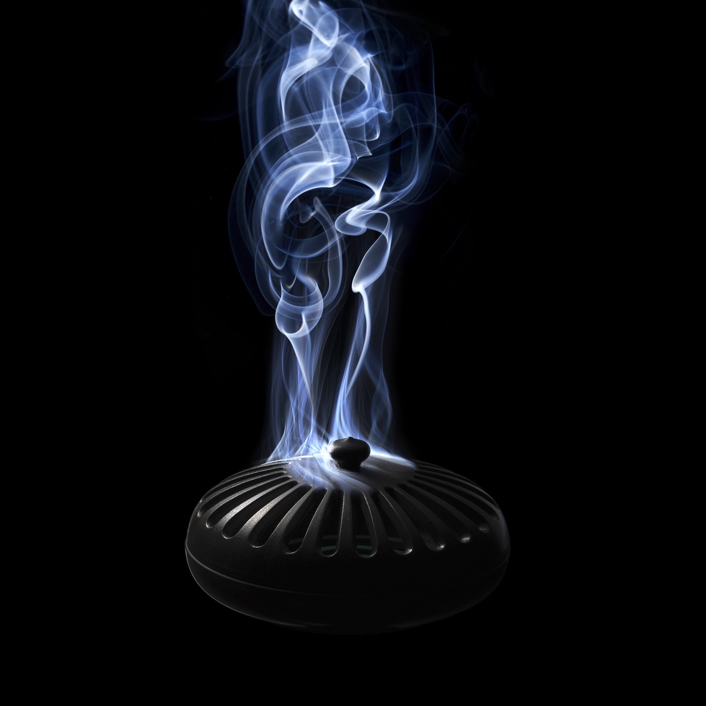 WDH 線香炉 炭 黒 桐箱入り